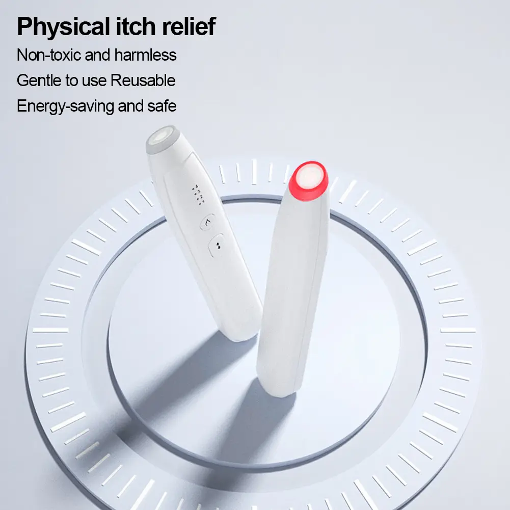 Portable Mosquito Insect Bite Relieve Itching Pen Chemical-Free Mosquito Bite Heat Pen Anti-Itch Pen for Camping Travel Outdoor