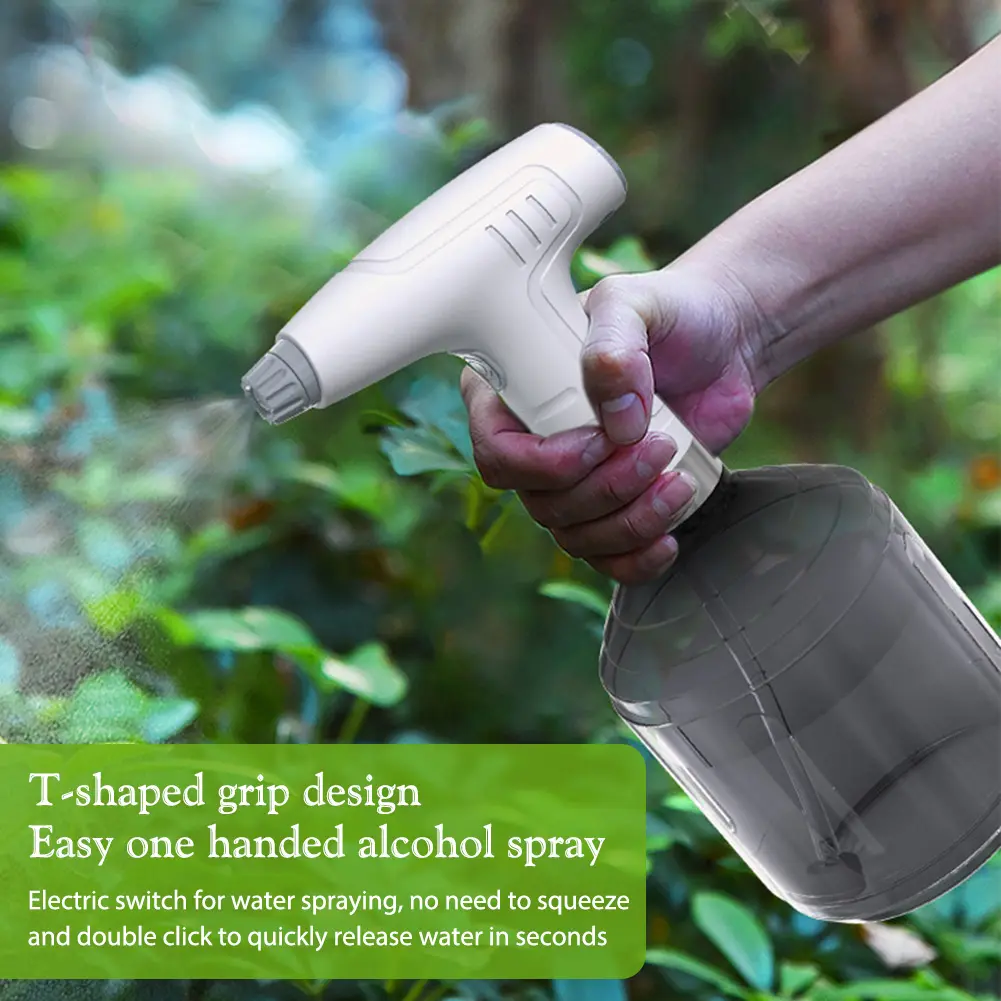 900ml Electric Spray Bottle Car Window Cleaning Plant Watering Sprayer Machine Automatic Watering Irrigation Mist Sprayers