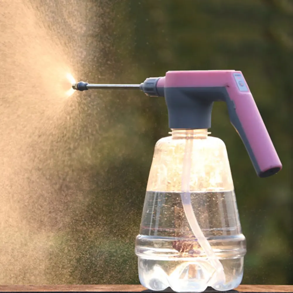 Electric Water Sprayer Adjustable Automatic Water Sprayer USB Charging Agricultural Sprayer Gun for Plants Car Wash