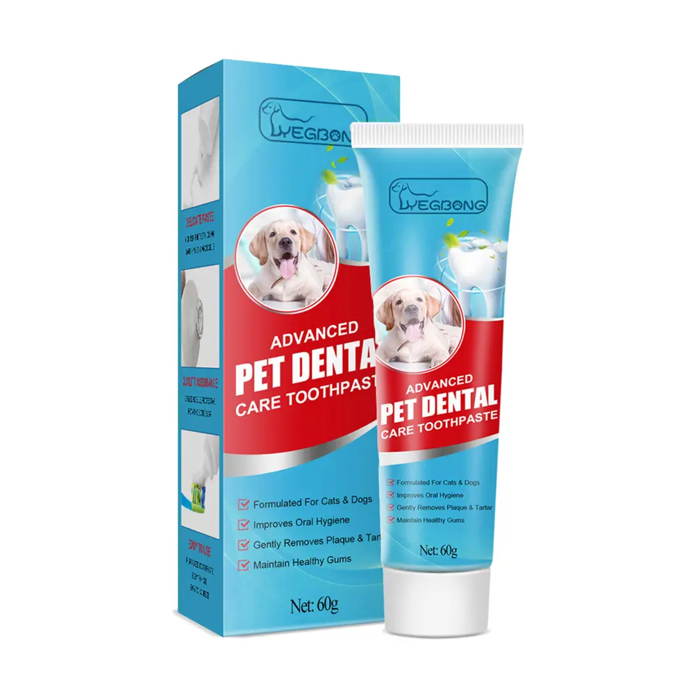 60g Cat Toothpaste Oral Care Puppy Kitten Enzymatic Toothpaste Remove Tartar Deodorant Toothpaste Teeth Cleaning Pet Accessories