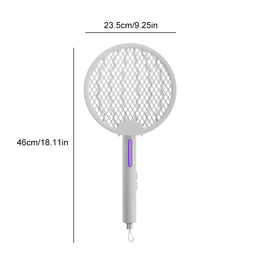 3000V UV Light Mosquito Swatter USB Rechargeable Electric Mosquito racket Mosquito killer Repellent Fly Swatter Fly zapper