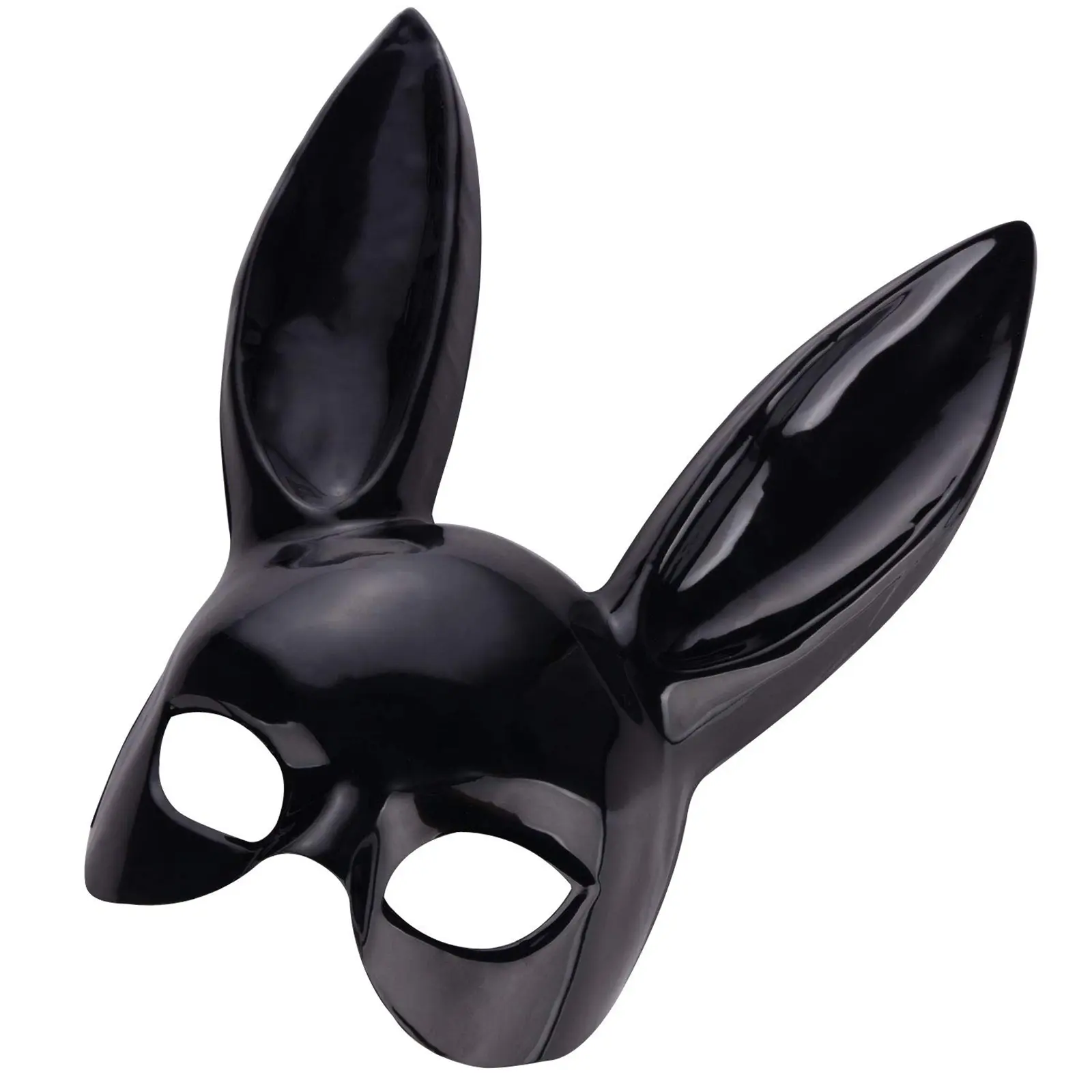 Black Bunny Ear Rabbit Mask Women Masquerade Anime Cosplay Rabbit Mask Props