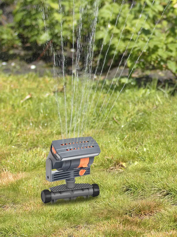 16 Nozzles Oscillating Sprinkler Adjustable Width Range and Flow Rate Yard Sprinkler for Yard Large Area