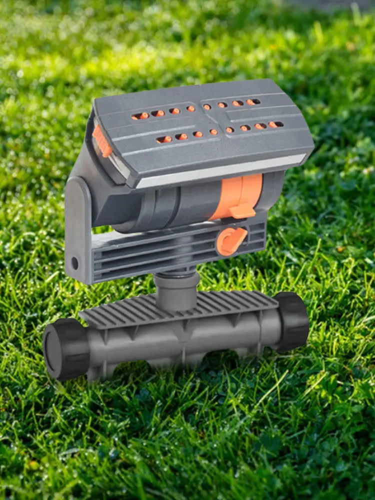 16 Nozzles Oscillating Sprinkler Adjustable Width Range and Flow Rate Yard Sprinkler for Yard Large Area