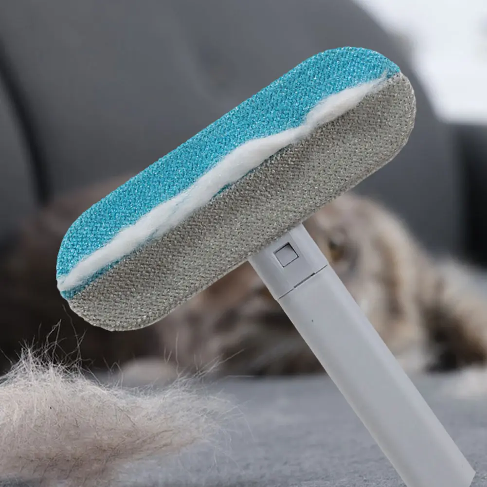 Pet Hair Remover Multifunctional Pet Hair Removal Brush Long Handle Cat Fur Brush Lint Brush for Window Carpet Clothing