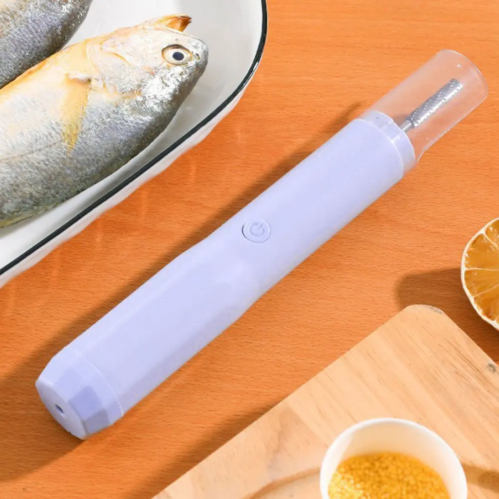 Electric Fish Scaler Rechargeable Cordless Fish Scaler Easily Remove Fishscales for Chef and Home Cooks Fish Cleaning Tools
