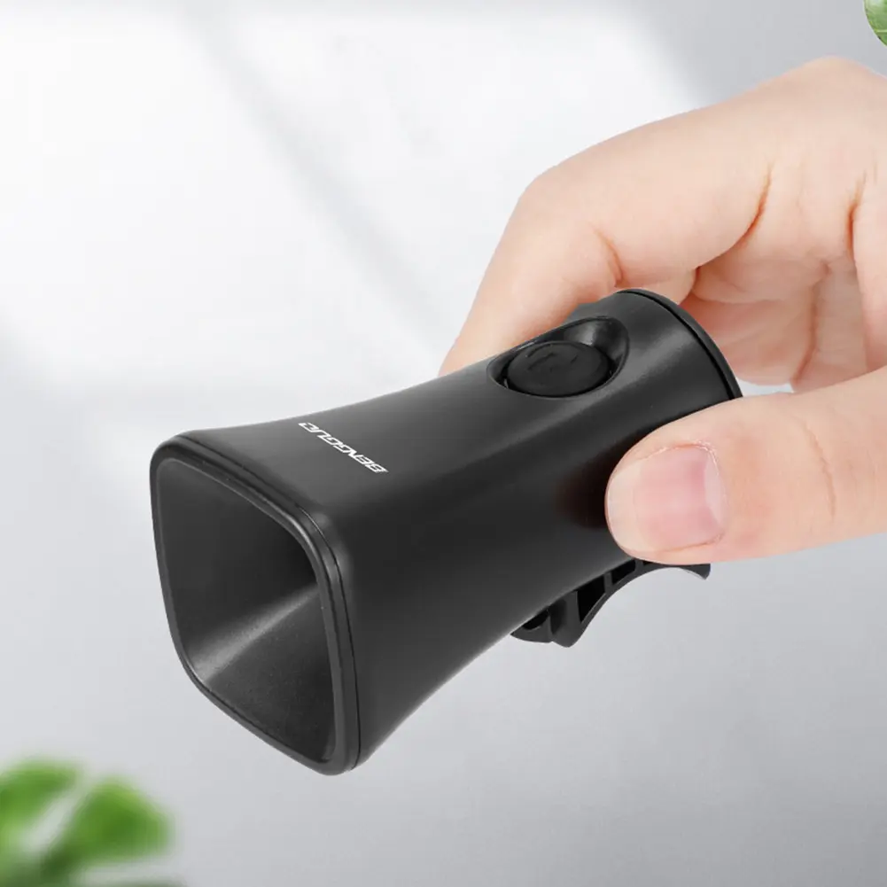 Electronic Bicycle Bell 120dB Cycling Horn Loud Bicycle Handlebar Alarm Ring Bell 5 Sound Modes Cycling Scooter Bike Accessories