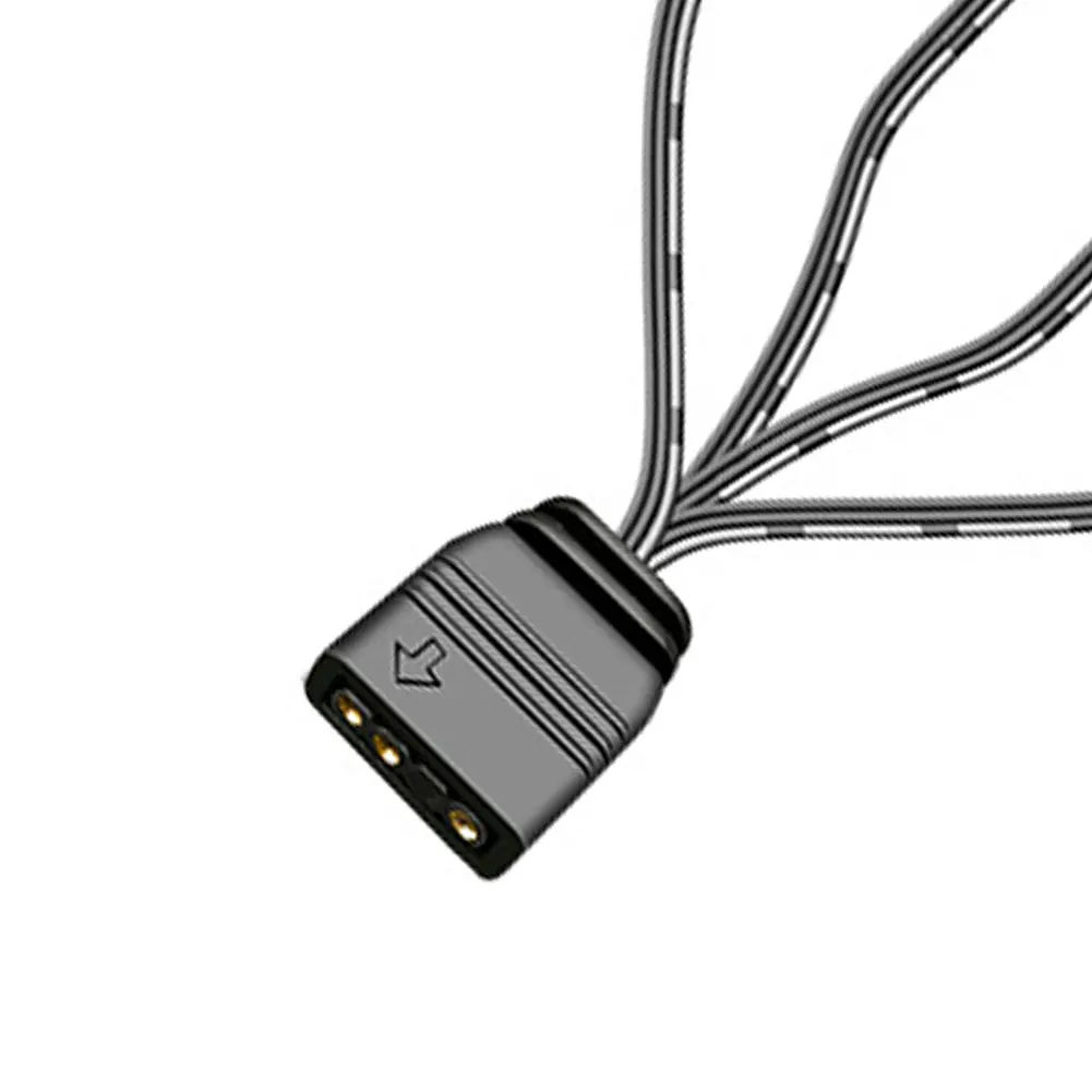 Motherboard RGB Connector 1 To 1 2 3 4 5 5V 3Pin ARGB/12V 4Pin Sync RGB HUB Wire Splitter Extension Cable For ASUS GIGABYTE MSI