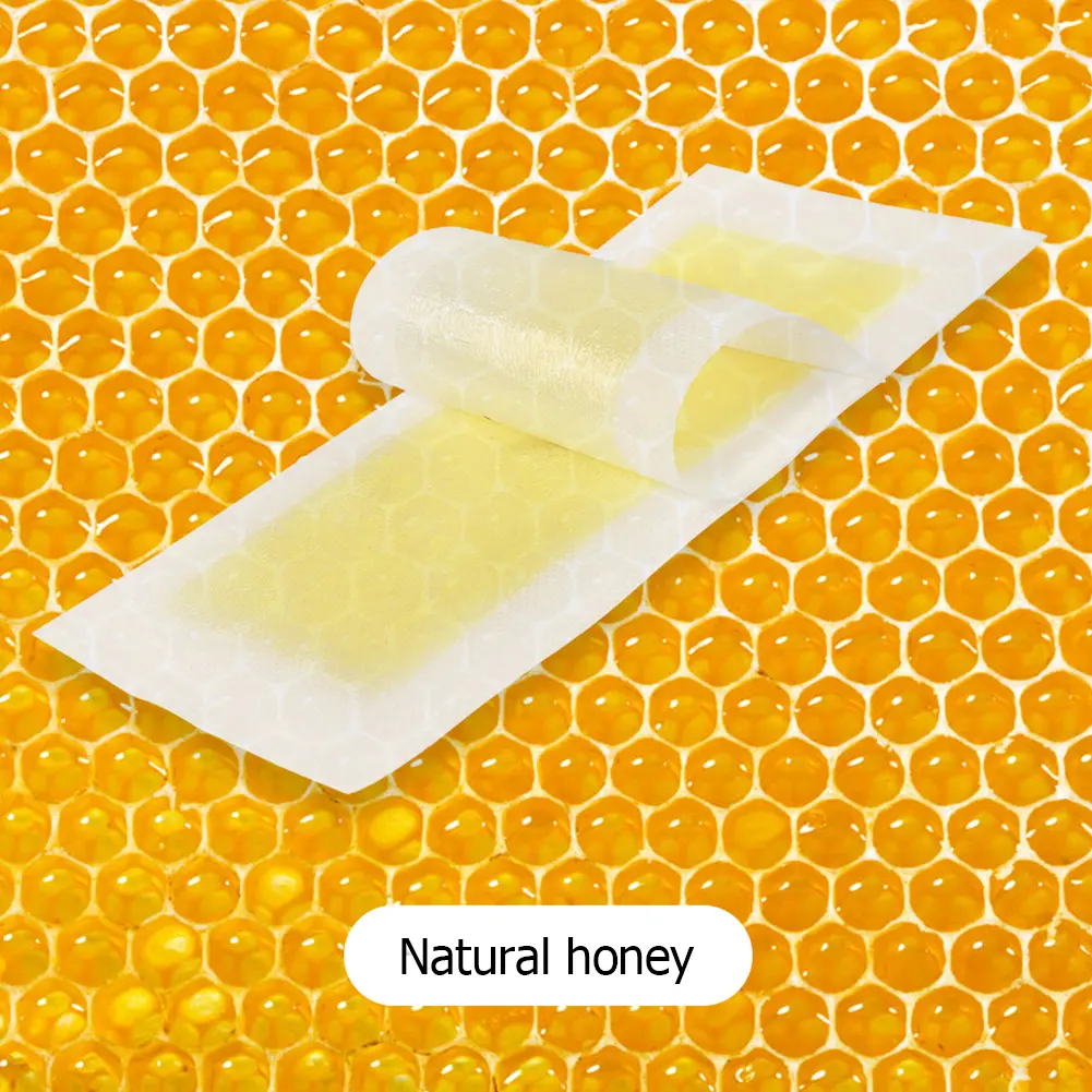 20pcs Hair Removal Wax Strip Paper Face Leg Body Facial Lip Waxing Wipe Sticker