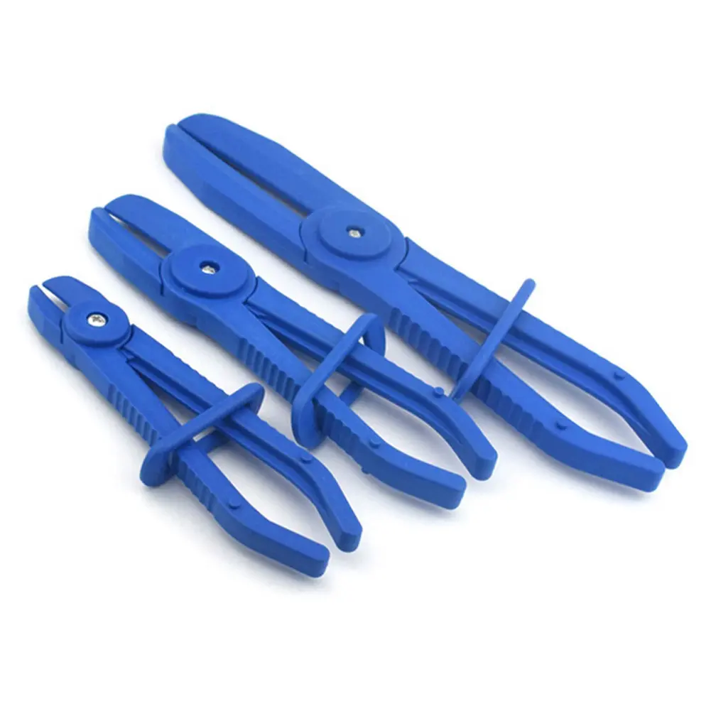 3Pcs/Set Nylon Hose Clamp Tool Brake Fuel Water Line Clamp Plier Hose Clamp Flexible Line Pliers Car Repair Tools