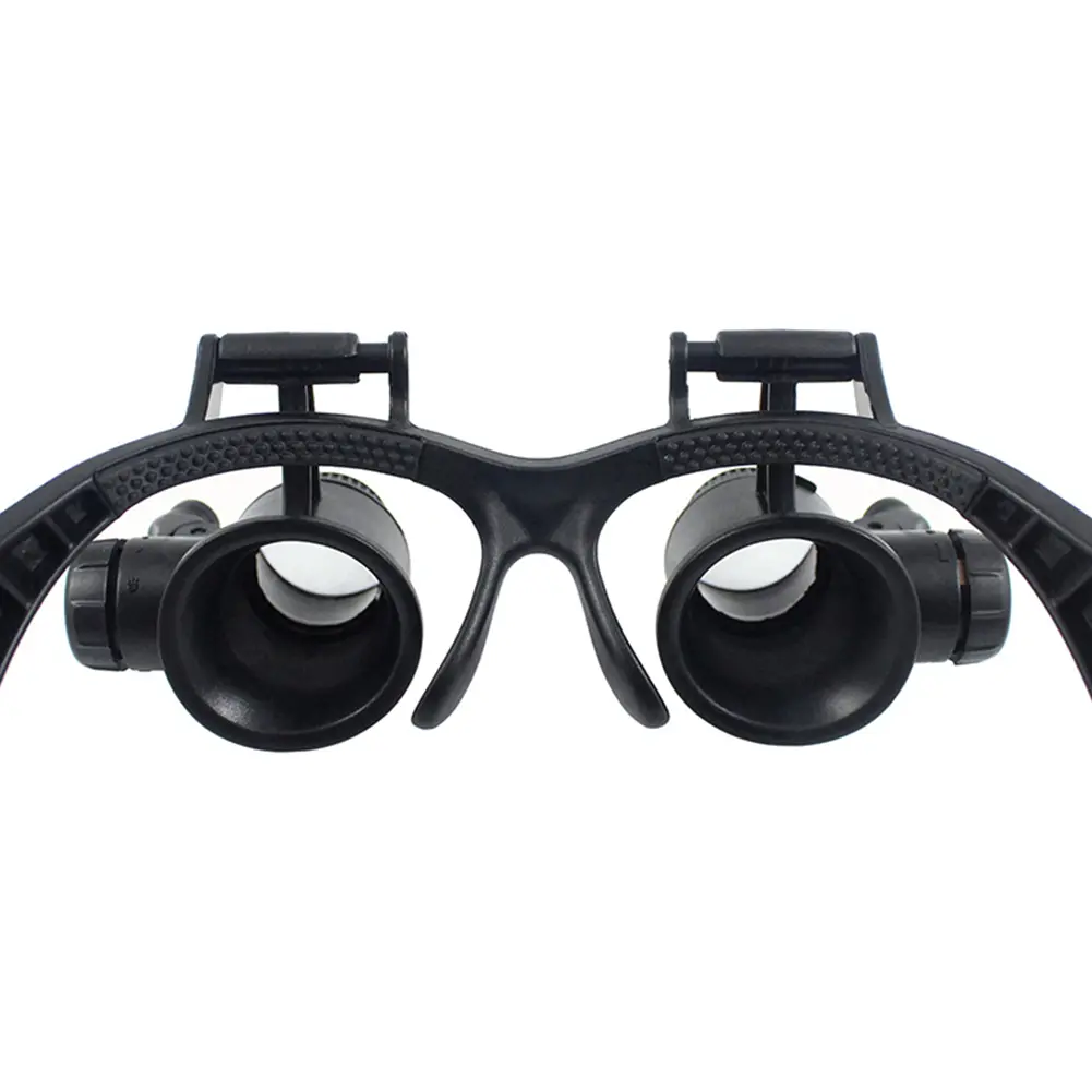LED Magnifying Headband Head Wearing Magnifier Glasses Loupes Magnifier Headband Eyewear Loupe Repair Helmet for Reading Repair