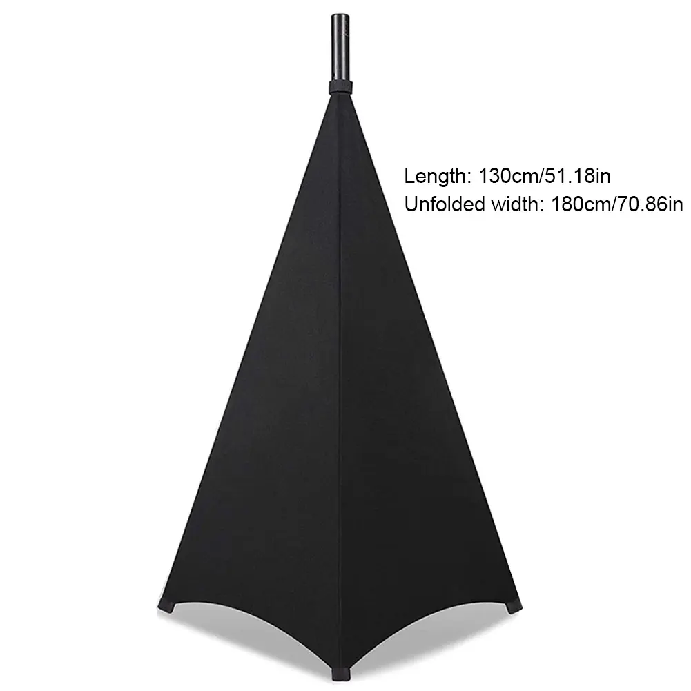Dj Light Speaker Stand Cover Height Flexible Stretchable Speaker Stand Scrim Floor Equipment Tool Blind Accessories