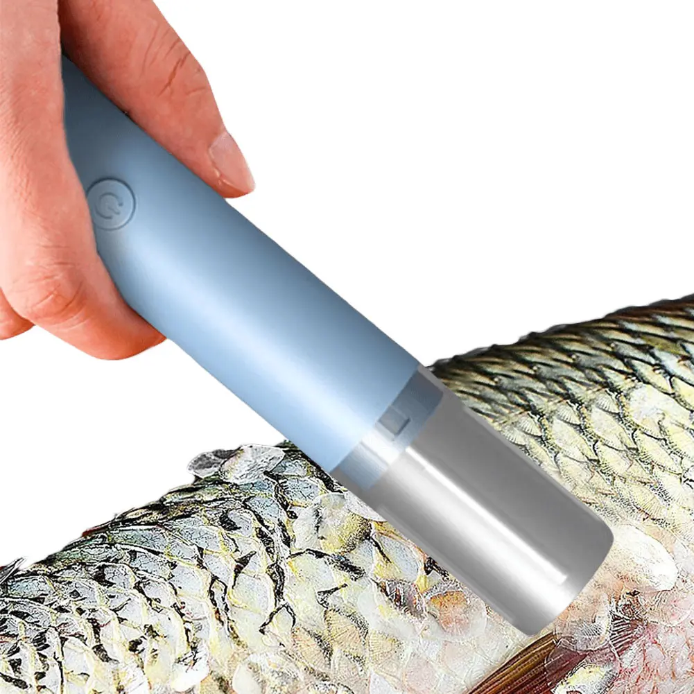 Fish Scale Remover Waterproof Cordless Fish Scaler Easily Remove Fishscales Fish Scraper for Kitchen Fish Scaling Cleaning