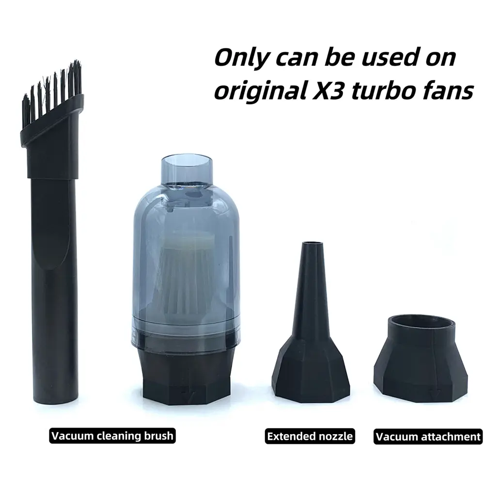Cleaning Dust Collection Tool Portable Vacuum Cleaner Attachment Detachable Turbo Jet Blower Adapter for X3 Handheld Turbo Fan