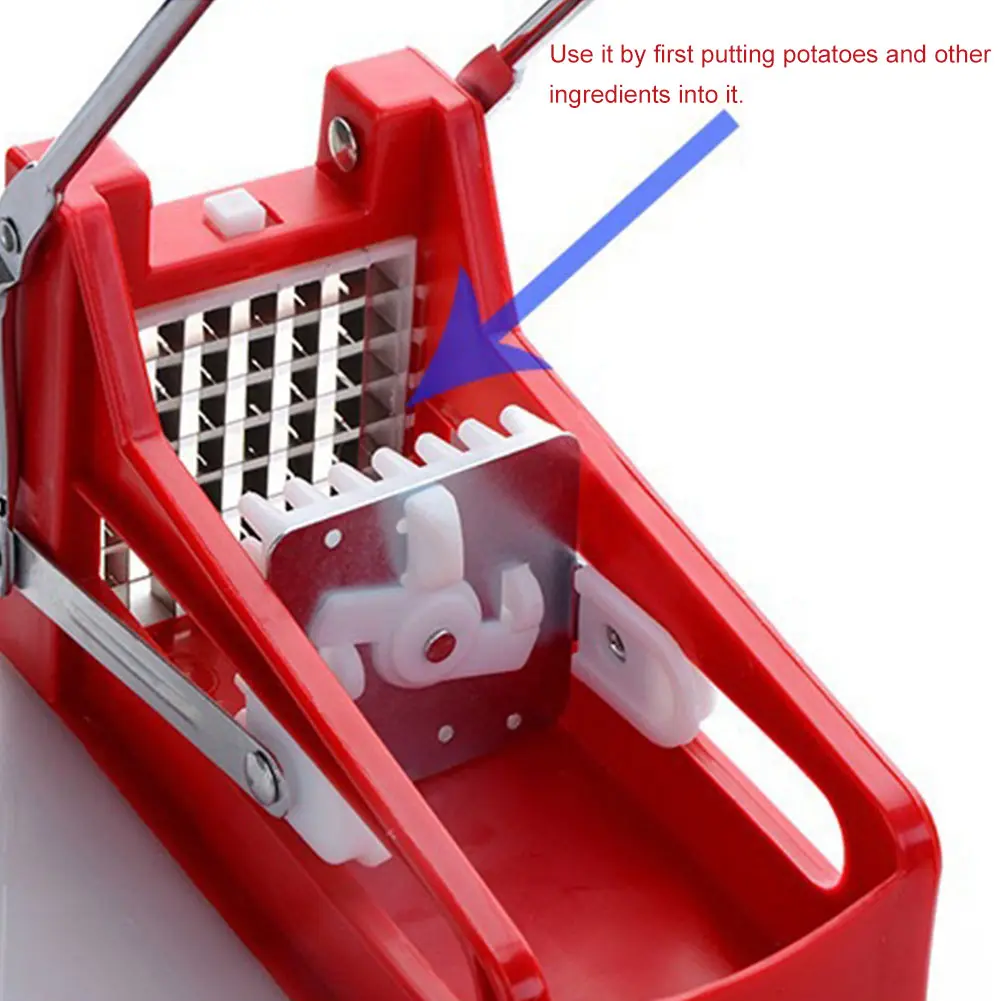 Stainless Steel French Fry Cutter Commercial Vegetable Chopper for Restaurant Home Kitchen for Potato Carrot Cucumbers