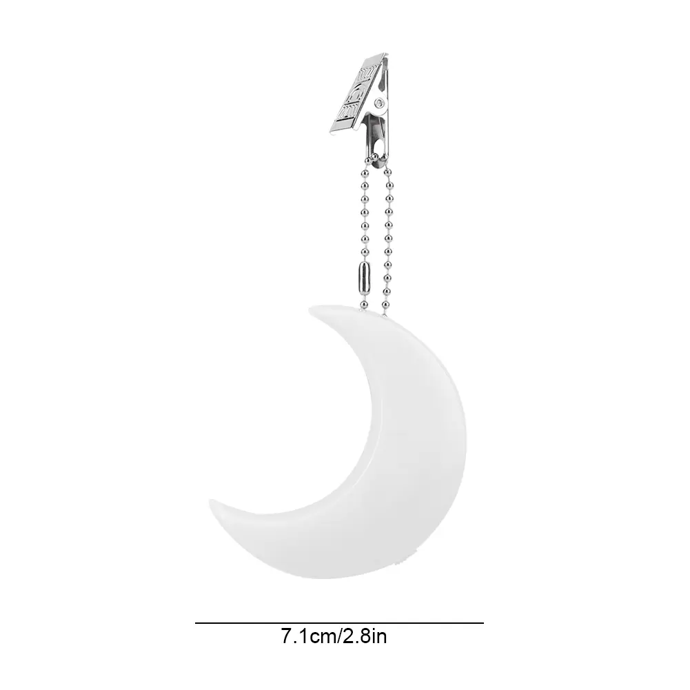 Moon Shape Purse Light with Automatic Sensor Bag Hanging Night Light with Clip Handbag Touch Lamp for Women Girls