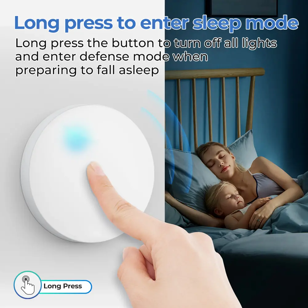 Zigbee Gateway Need Wireless Scene Switch Multi-scene Linkage Smart Light Switch ZigBee Smart Wall Switch for Smart Home Devices