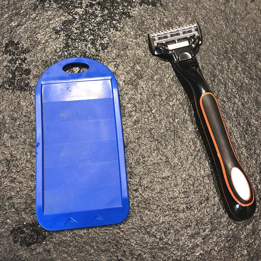 Men Women Manual Grinding Razor Blade Sharpener Universal Cleaner Grindstones