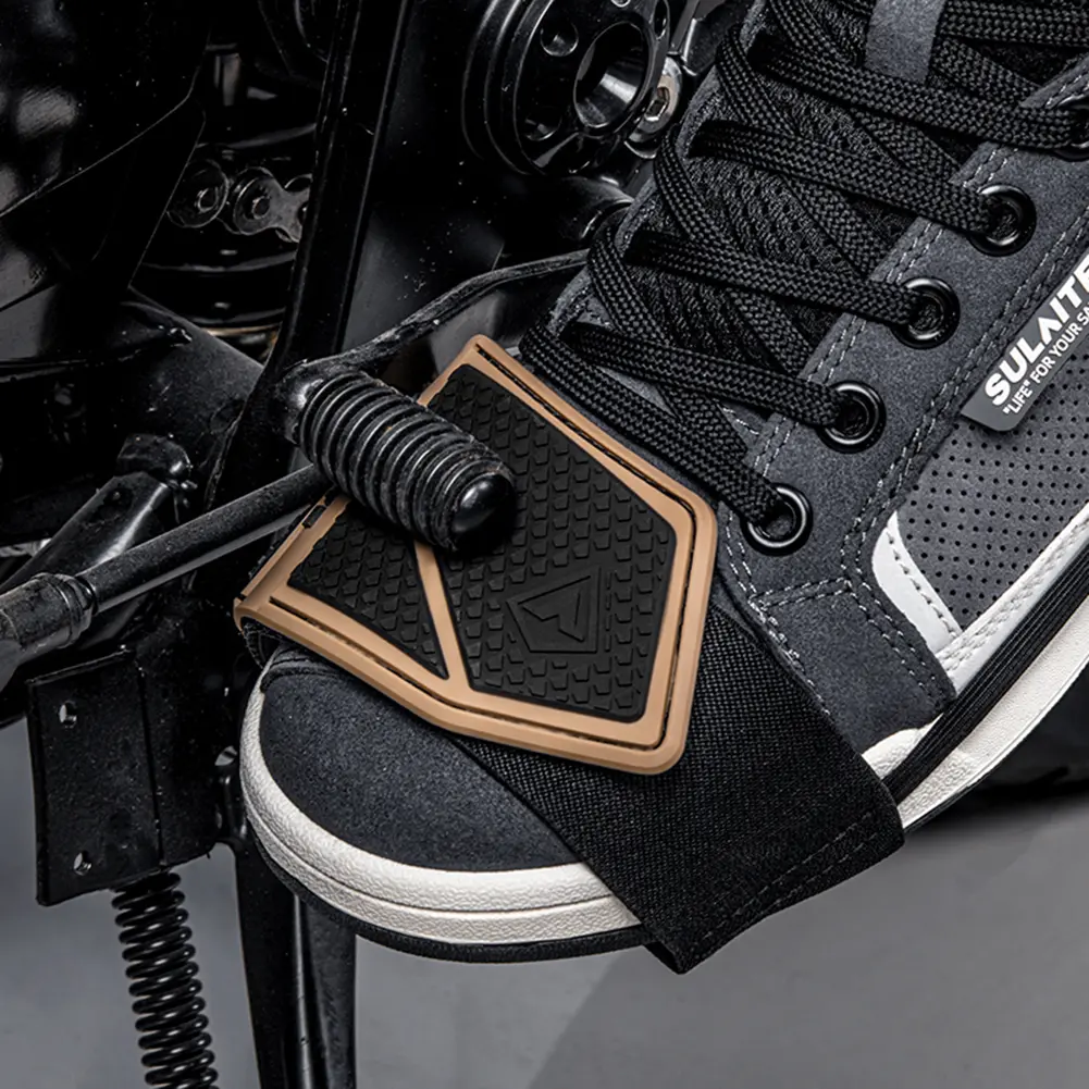 Motorcycle Shoe Protective Gear Shift Pad Non-slip Riding Shoe Boot Protector Cover Wear-resistant Accessories