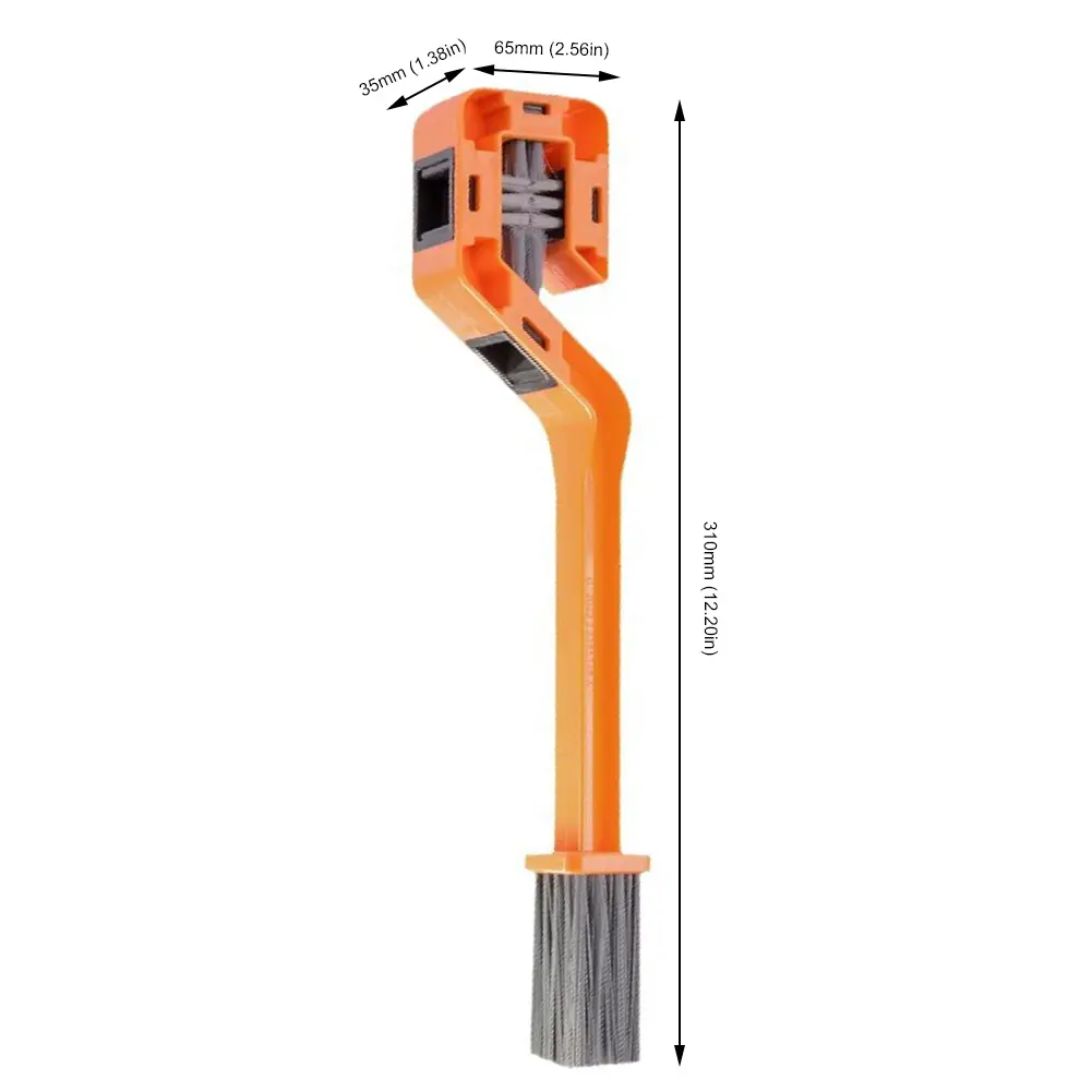 Bicycle Chain Cleaner Double Head Bike Chain Washer Cleaner Multifunction Portable Chain Gear Cleaning Tool