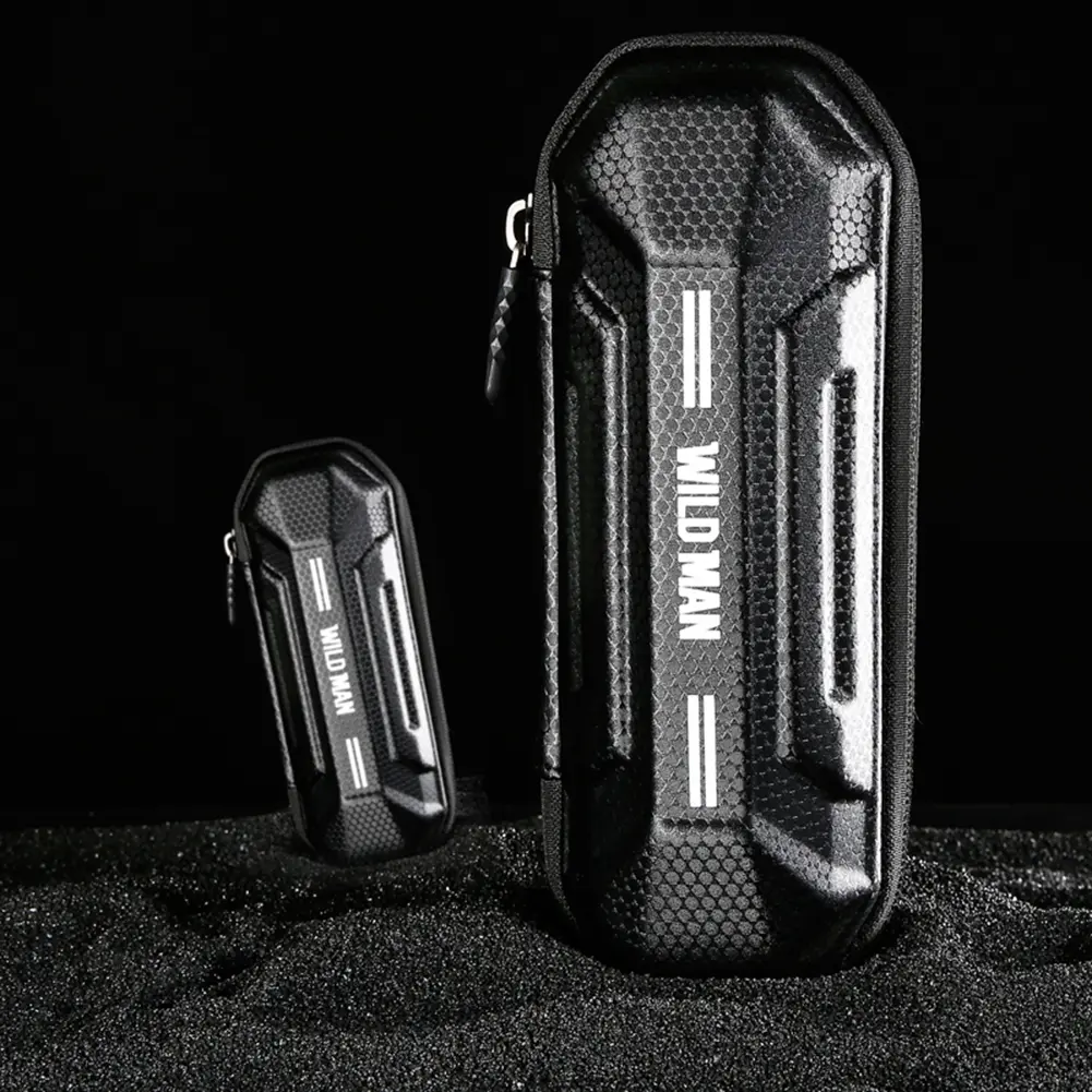 WILD MAN Bike Hard Shell Tools Package Bag Shock Absorption Kettle Rack Repair Tools Accessories Pouch Easy Installation