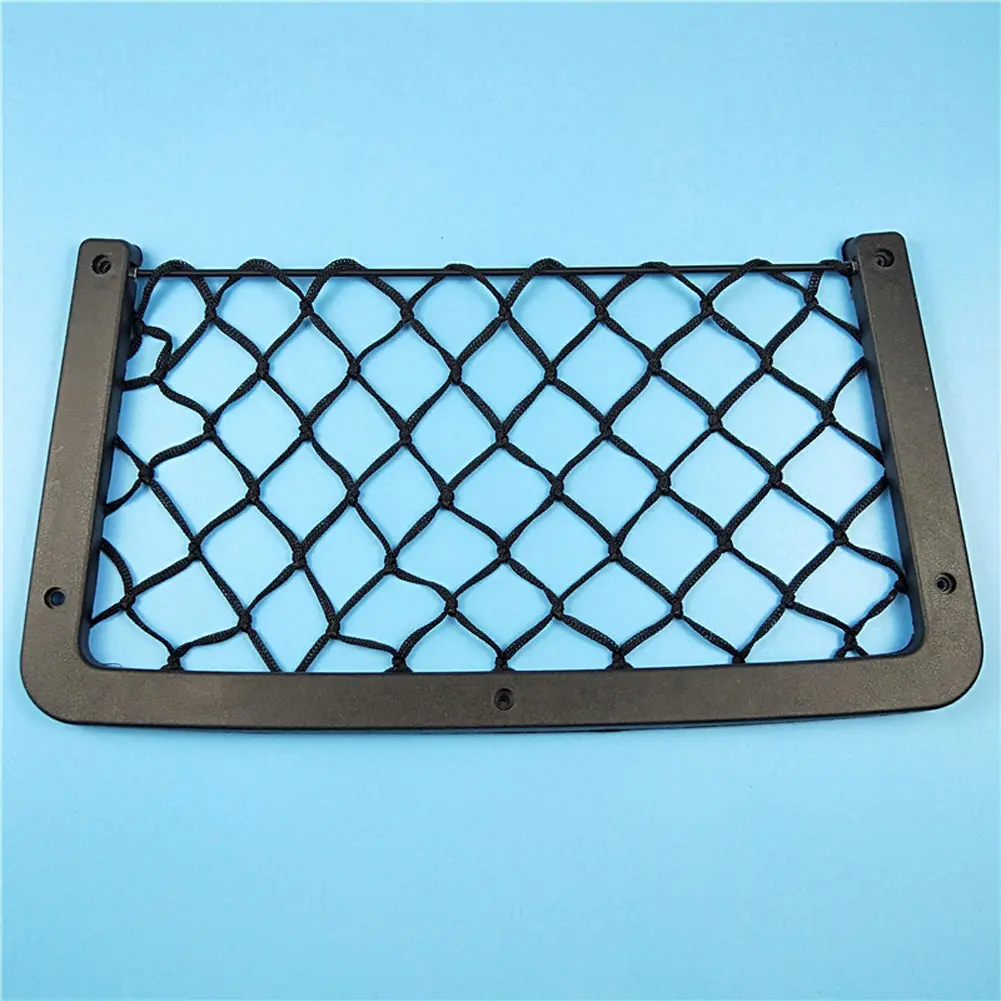 Car Seat Back Storage Net Elastic Cargo Mesh Nets Magazine Holder Rack Cargo Tissue Purse Holder for RV Truck Lorry Coach Camper