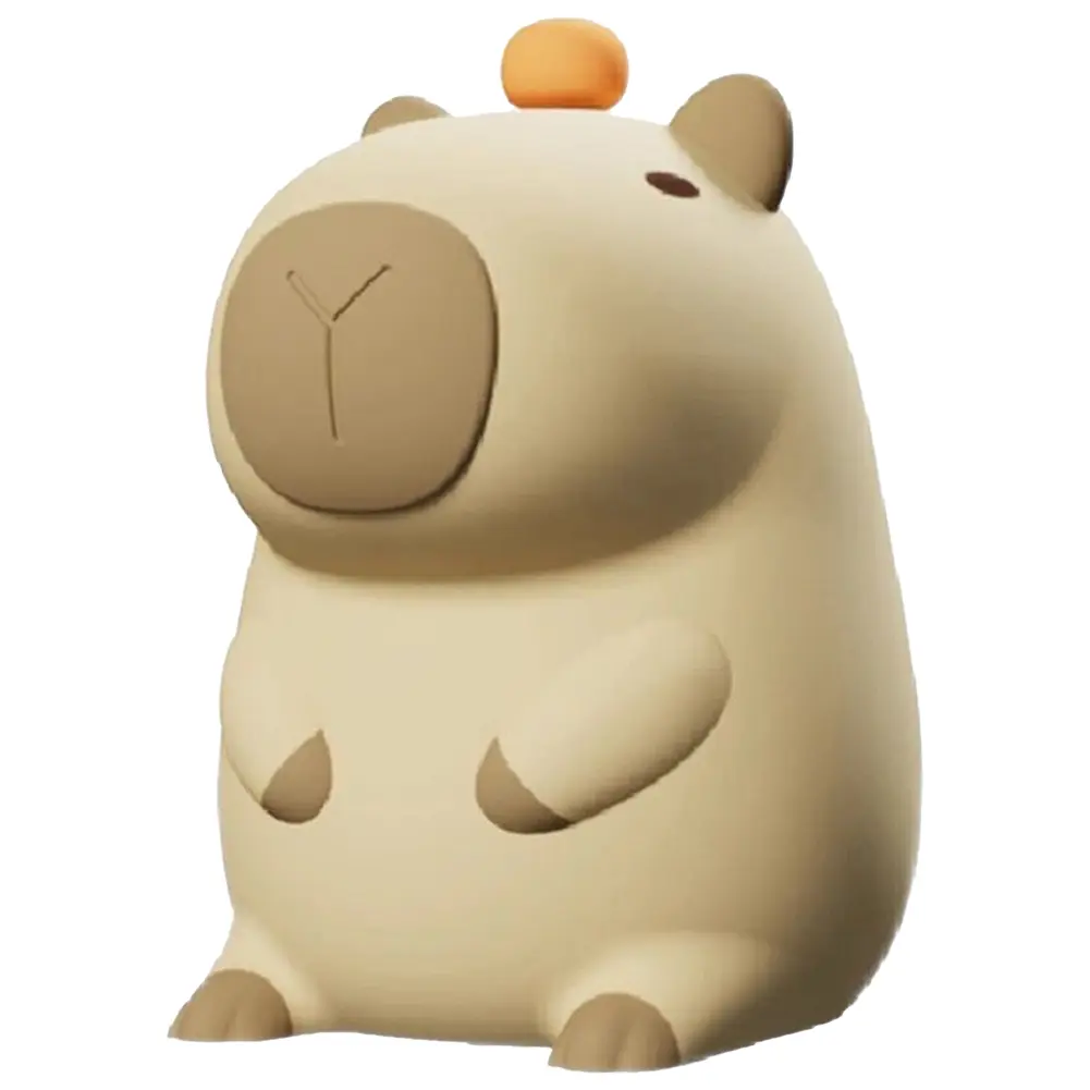 Capybara Night Light Dimmable Bedside Lamp 2 Gear Nursery Nightlight USB Charging Atmosphere Light for Home Bedroom Decor