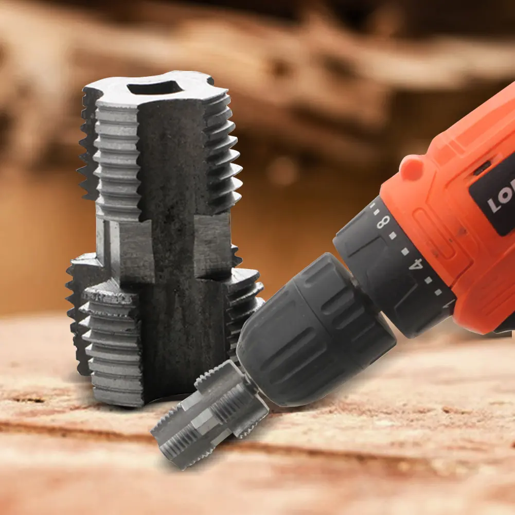 4 Points 6 Points PPR Water Pipe Internal Thread Opener Tapered Pipe Thread Tap for PVC Plastic Pipe Thread Tap