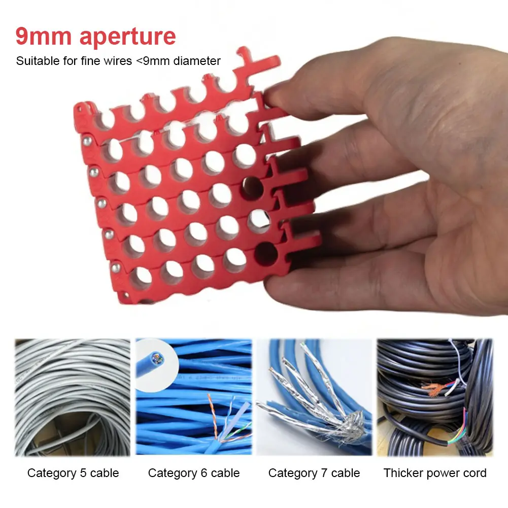 Cat 5 Cat 6 Network Cable Comb Machine Wire Harness Arrangement Tidy Tools for Computer Room Cable Fixer