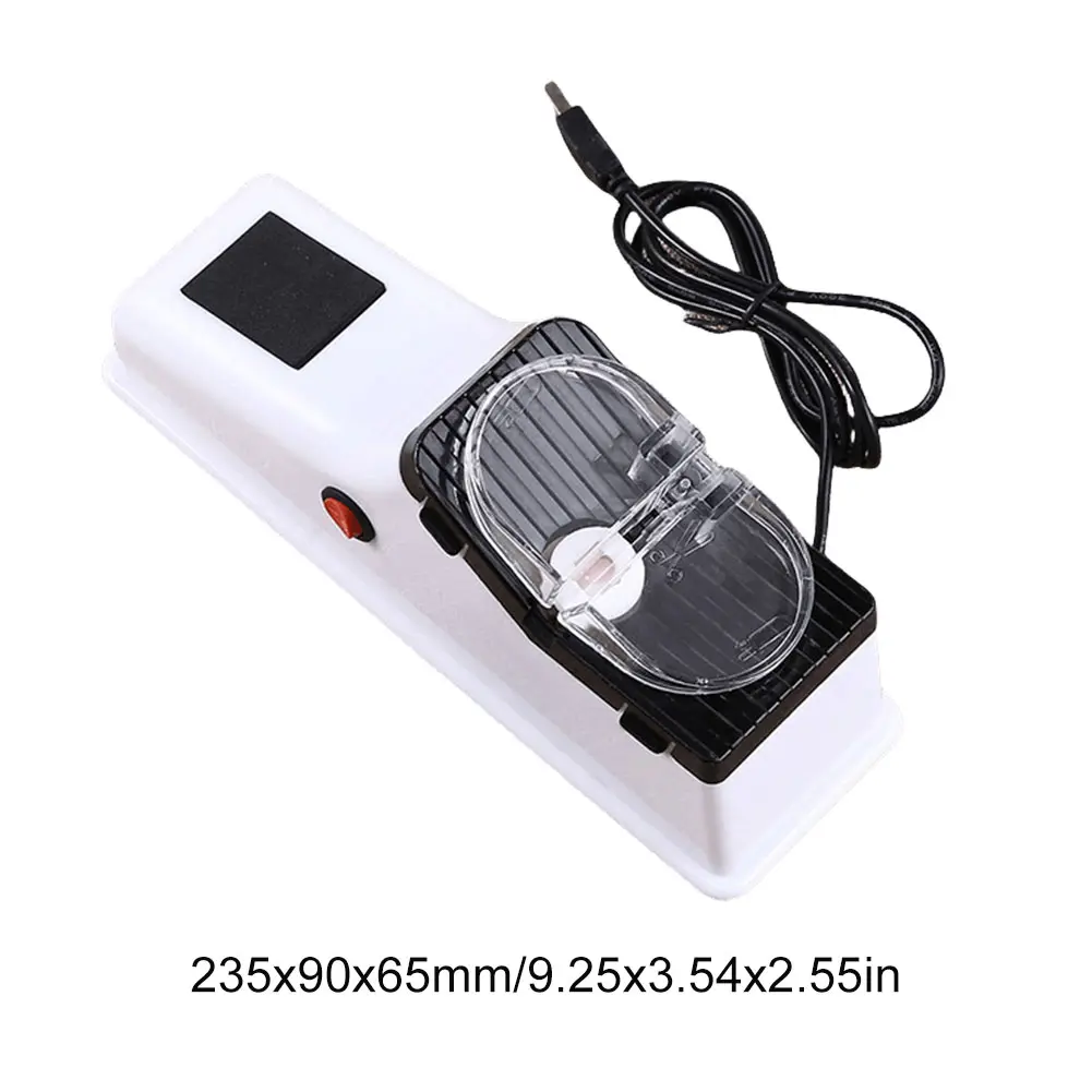 Chef Knife Sharpener with Protective Cover Electric Sharpener Machine Multifunction for Quick Sharpening & Polishing