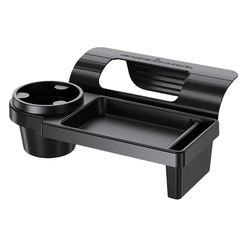 Side Door Window Storage Pocket with Cup Holder Car Side Door Storage Box Multifunctional Car Organizer Box Car Interior Parts