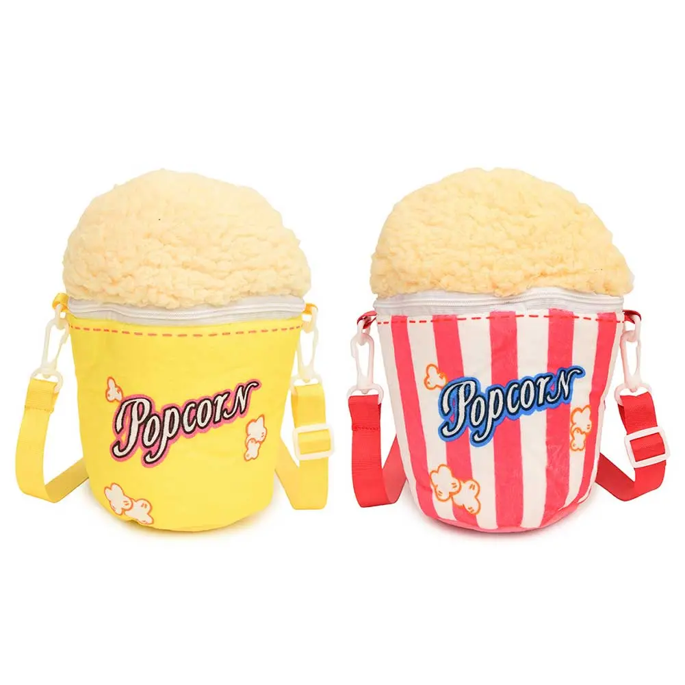 Women Cute Shoulder Bag Adjustable Strap Creative Crossbody Bag Small Popcorn Sling Bag Female Outdoor Bag