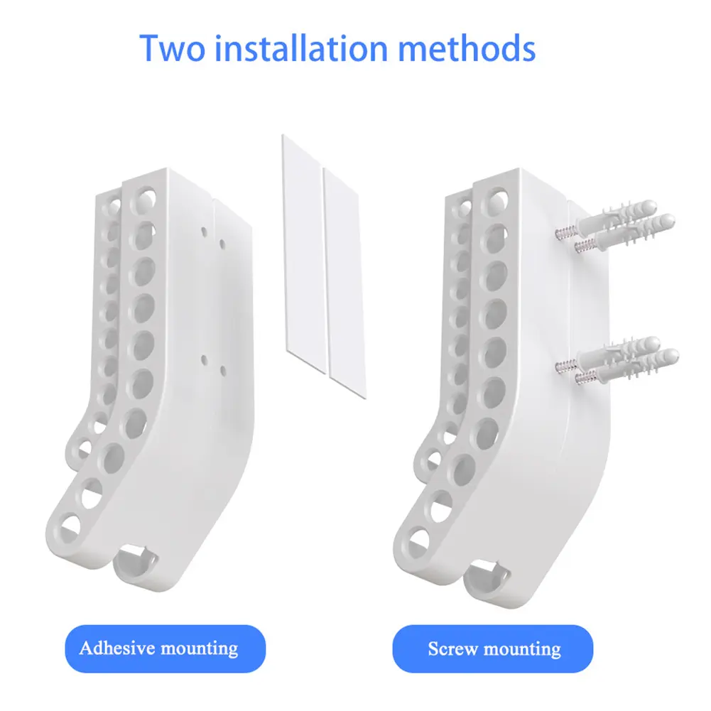 Battery Storage Organizer Wall Mount AA & AAA Combo Small Battery Keeper Battery Container for 10 AAA & 10 AA Batteries Storage