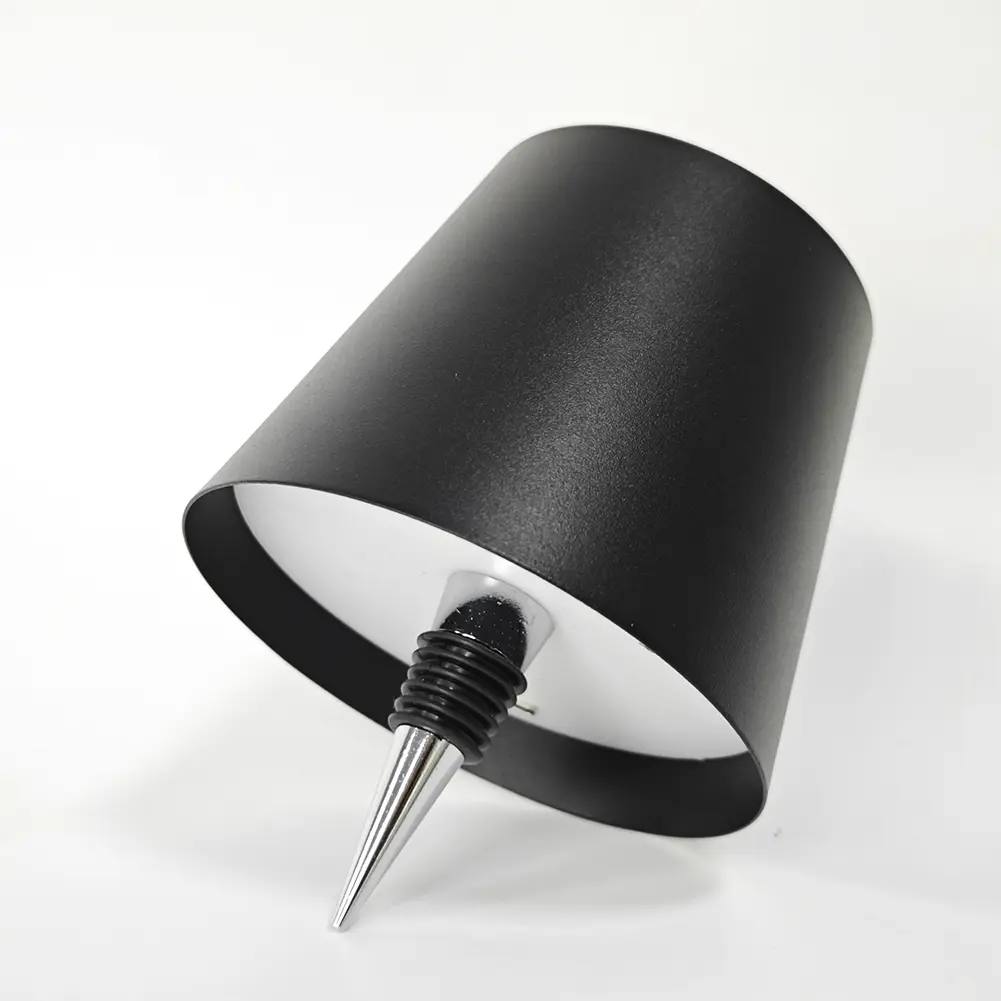 Dimmable LED Bottle Lamp USB Rechargeable 2000mAh Wireless Touch Table Lamp RGB Light Modes & 3 Color Cordless Wine Bottle Light