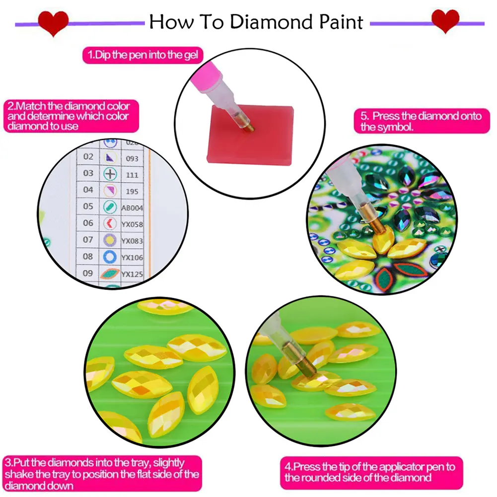 5D DIY Partial Special Shaped Drill Diamond Painting Kit Animal Decoration