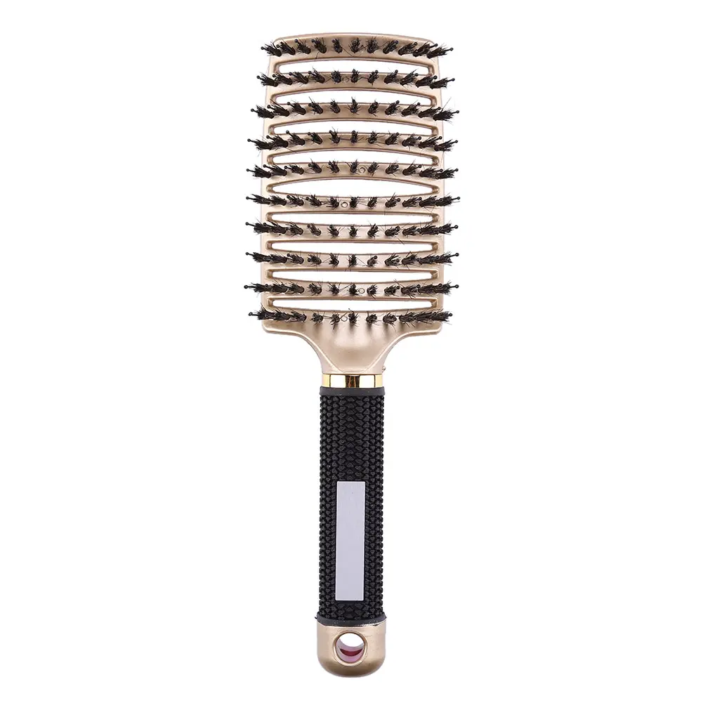 Straight Curly Hair Styling Brush Resin Bristle Scalp Massage Comb Gentle Straighten Hairdressing Styling Tools for Hair Style