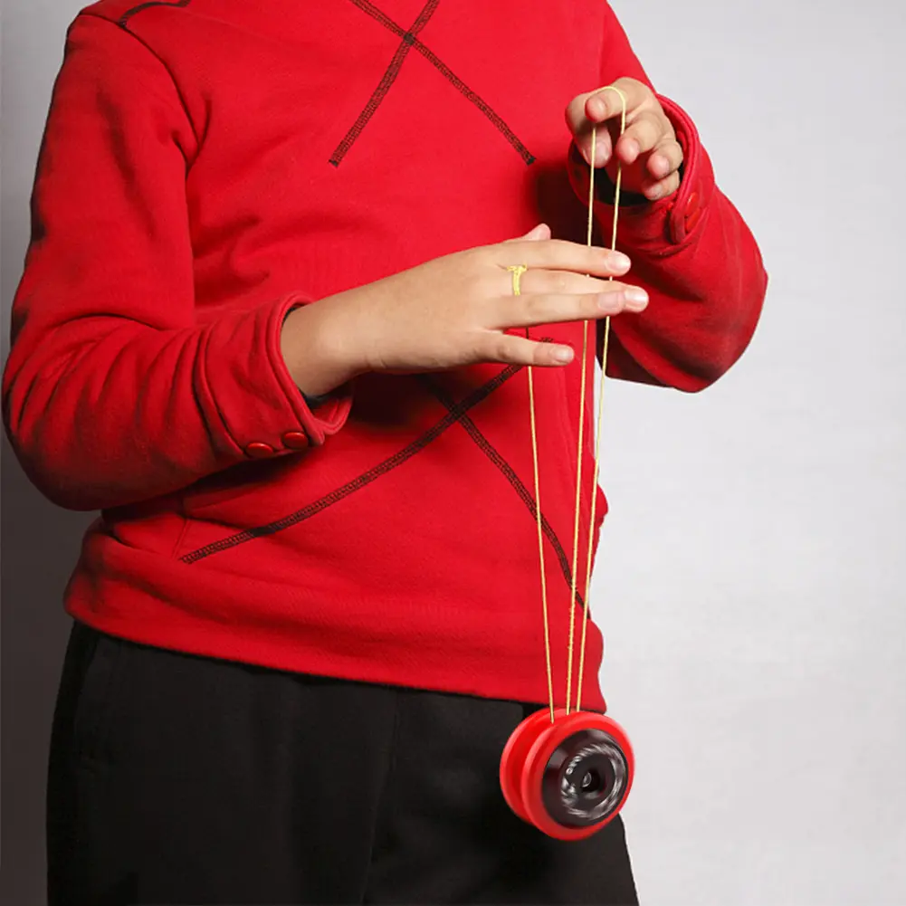 Plastic Rotating YoYo Ball Toy Entertaining Prop with Rope Looping Yoyo Ball Toy Lightweight Portable for Kid Entertainment Gift