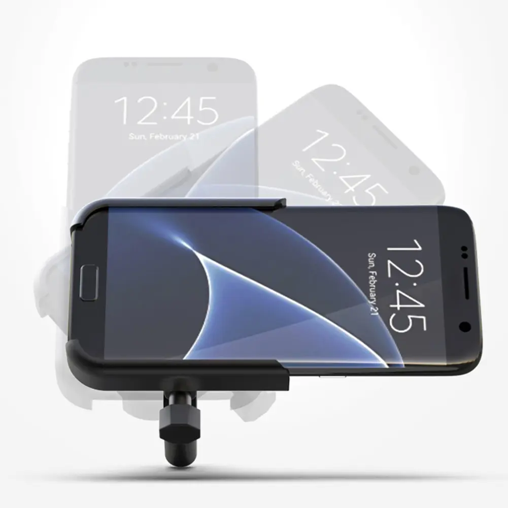 Bike Handlebar Mobilephone Support Aluminum Alloy 360 Degree Rotation Mobile Phone Support Shockproof Cycling Equipment