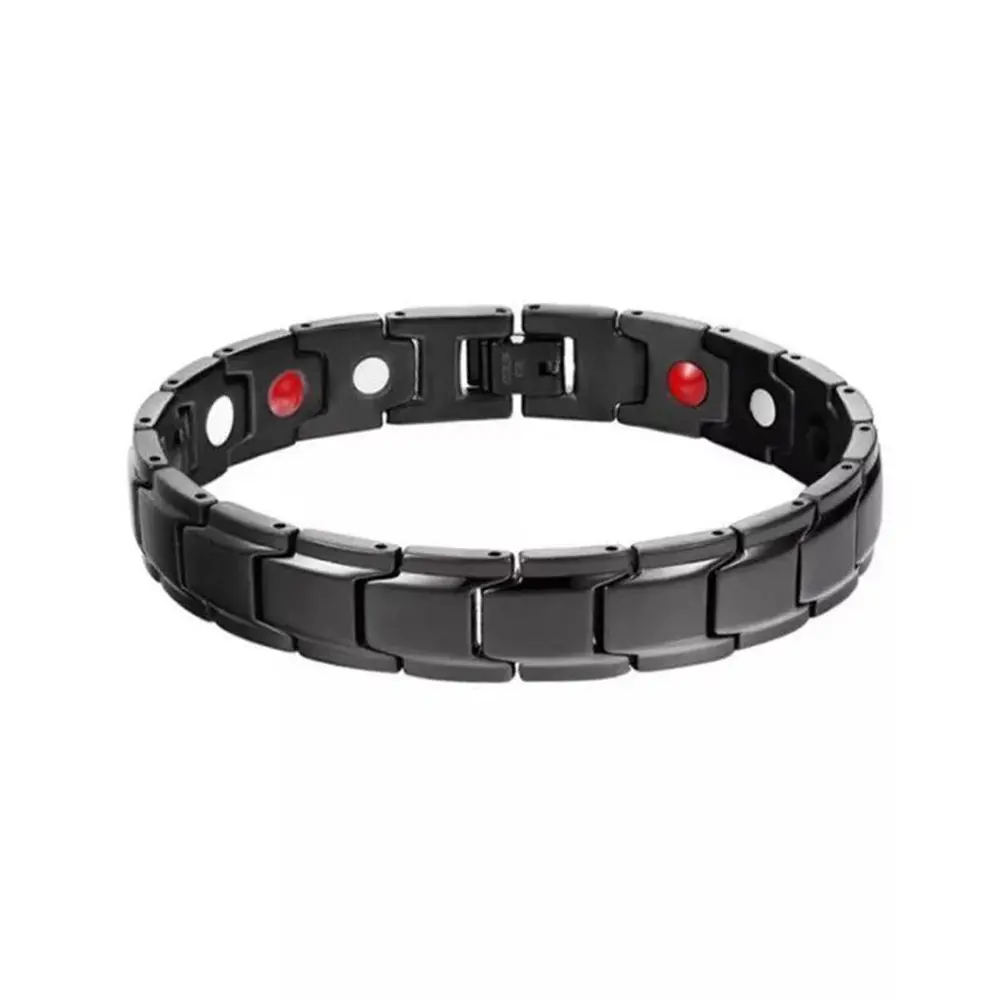 Unisex Magnetic Health Bracelet Health Bracelet Black Twisted Magnetic Power Therapy Weight Loss Fat Burning