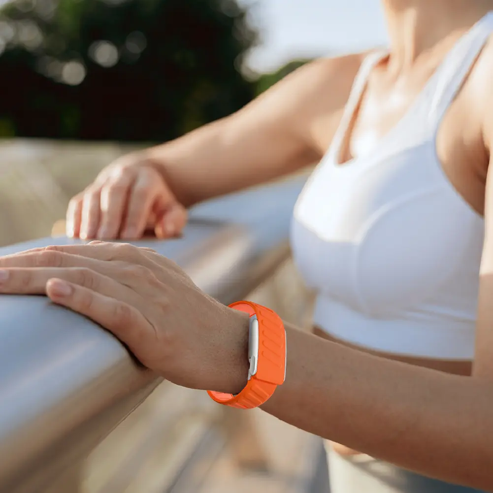 Fashion Wrist Band Soft Silicone Strap Adjustable Sweatproof Rubber Band Replacement Suitable for WHOOP 4.0/5.0 MG SportFlex