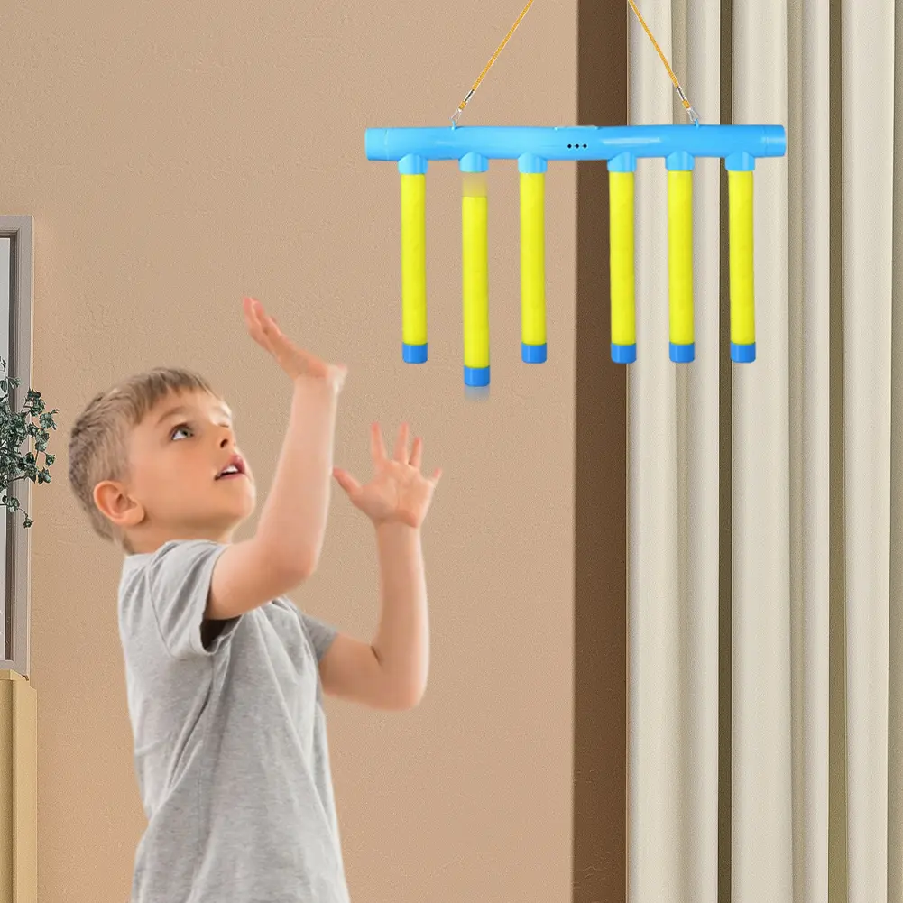 Falling Sticks Sports Game 3 Adjustable Speed Stick Reflex Challenge Game USB Charging Educational Parent-Child Interactive Toy