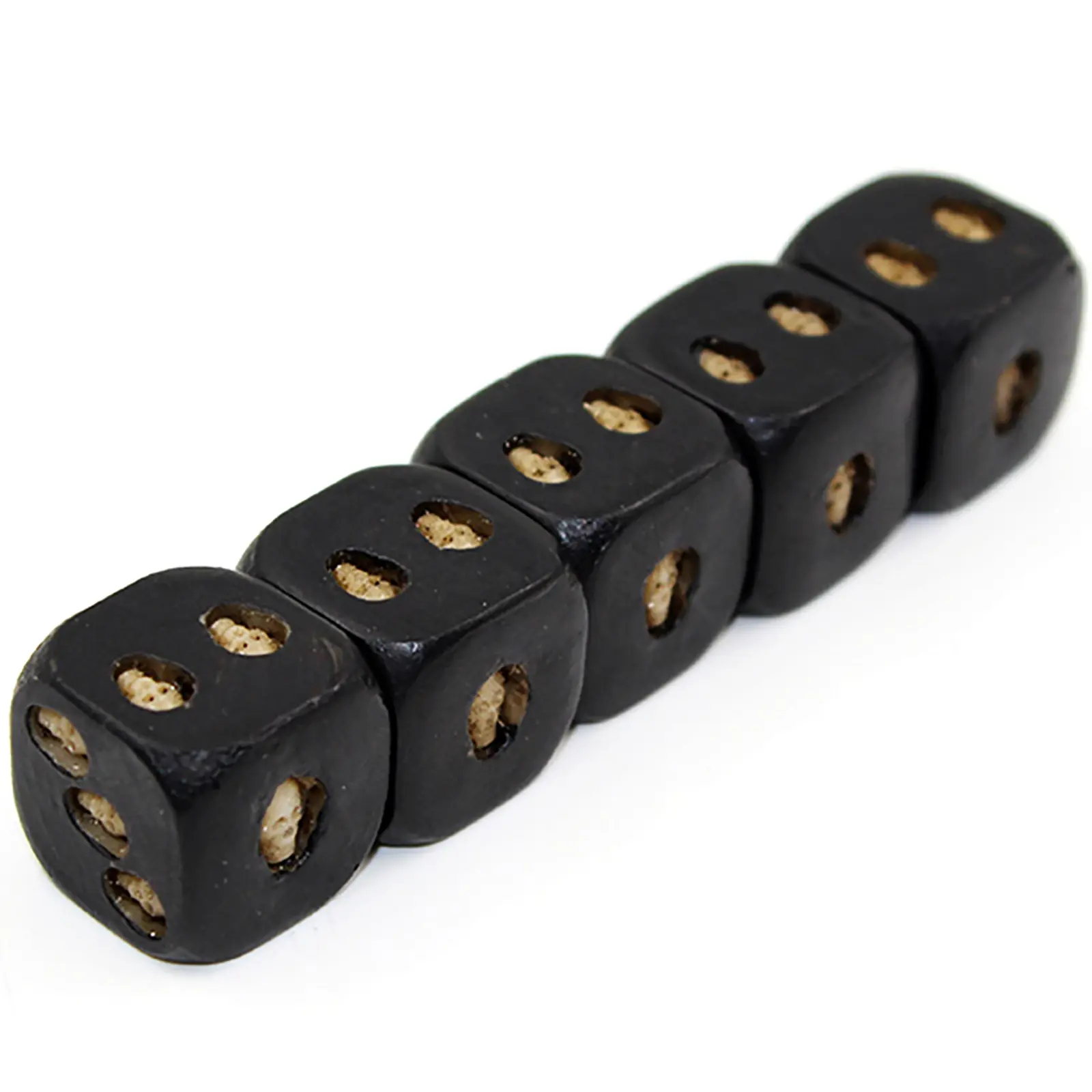 Halloween Skull Dice Resin 3D Skeleton Face Gaming Dice Gothic Style 5 Pieces Scary Novelty Dice Table Decoration for Party Bars