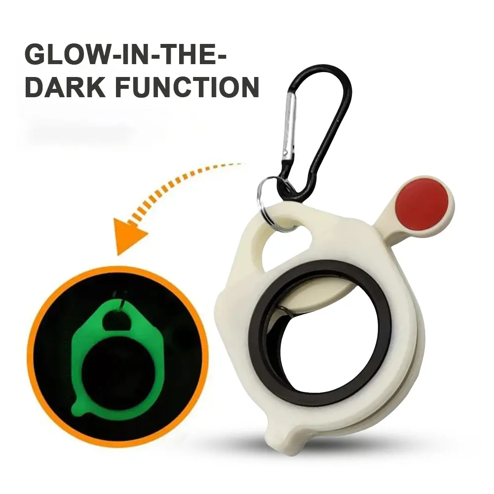 Portable Wire Ties Keeper Fluorescent Cable Tie Organizer Plastic Electrical Wire Ties Clip Cable Tie Storage Tool