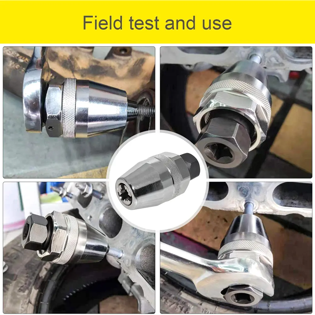 Screw Bolt Removal Tool Portable Easy To Use Bolt Splitter Used with Impact/Ratchet Wrench for Rust Painted Damaged Waste Bolts
