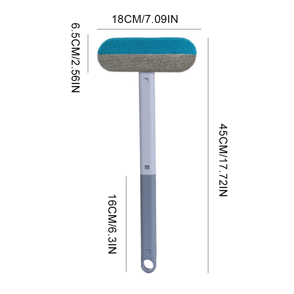 Dog Hair Remover Brush Washable Carpet Scraper Dog Cat Hair Cleaning Removal Brush for Furniture Clothes Bedding Car Window Tile