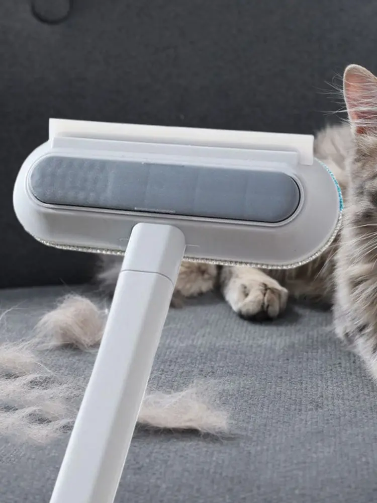 Dog Hair Remover Brush Washable Carpet Scraper Dog Cat Hair Cleaning Removal Brush for Furniture Clothes Bedding Car Window Tile