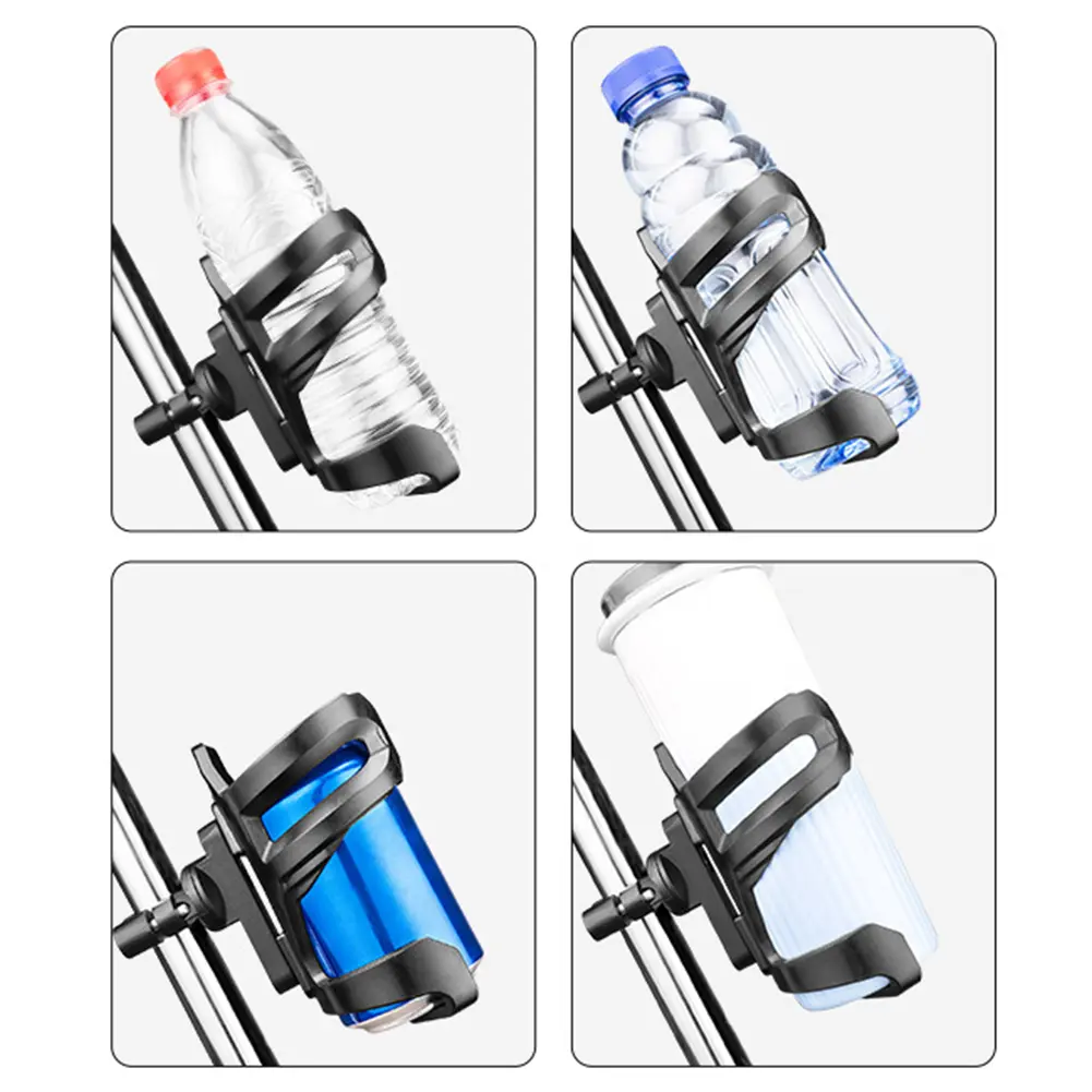 Drinking Cup Bracket Detachable Motorcycle Stand Mount Riding Mirror Handlebar Water Bottle Cup Holder Cycling Accessories