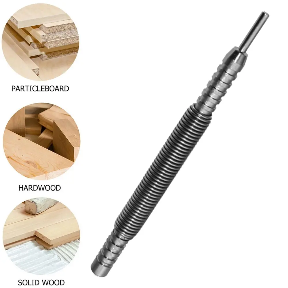 1/2Pcs Spring Tool Hammerless Nail Set Double Head 1/16&3/32inch Center Pin Punch Metal Woodwork Drill Bit Center Holes Punch