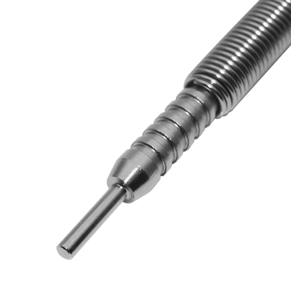 1/2Pcs Spring Tool Hammerless Nail Set Double Head 1/16&3/32inch Center Pin Punch Metal Woodwork Drill Bit Center Holes Punch