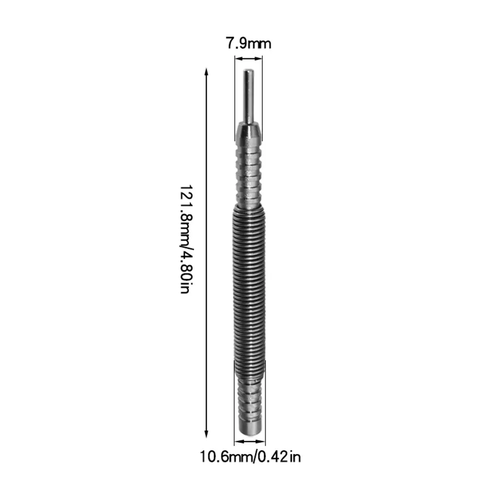 1/2Pcs Spring Tool Hammerless Nail Set Double Head 1/16&3/32inch Center Pin Punch Metal Woodwork Drill Bit Center Holes Punch